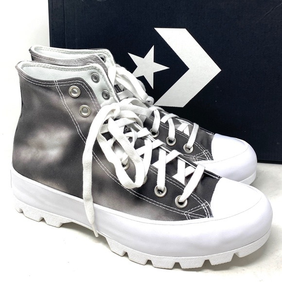 Converse Chuck Taylor Lugged Platform Shoes High Women Storm Wind Canvas 572564C - Picture 2 of 9